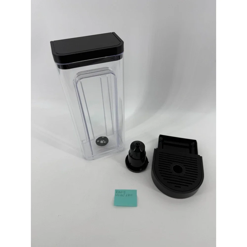 Keurig K900 Replacement Parts Water Reservoir Lid Drip Tray and Pod Holder Black
